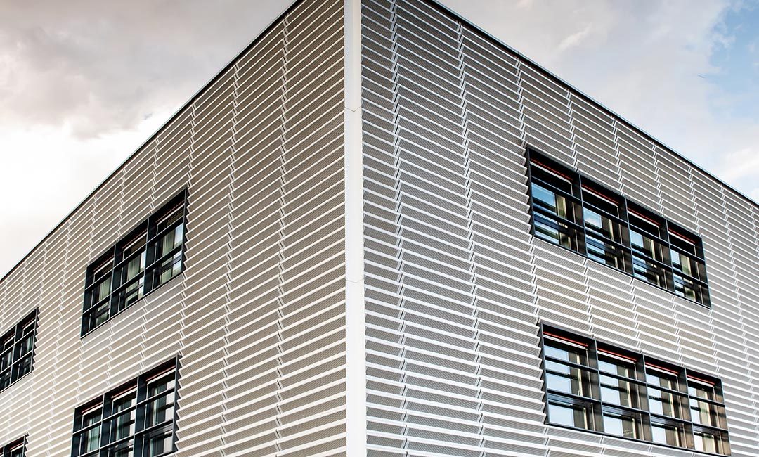 Exterior of modern office building 2